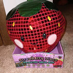 NEW Pink Sky Strawberry Disco Weighted Snug Bud